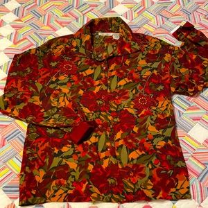 Marc D'alcy vintage embellished floral blouse